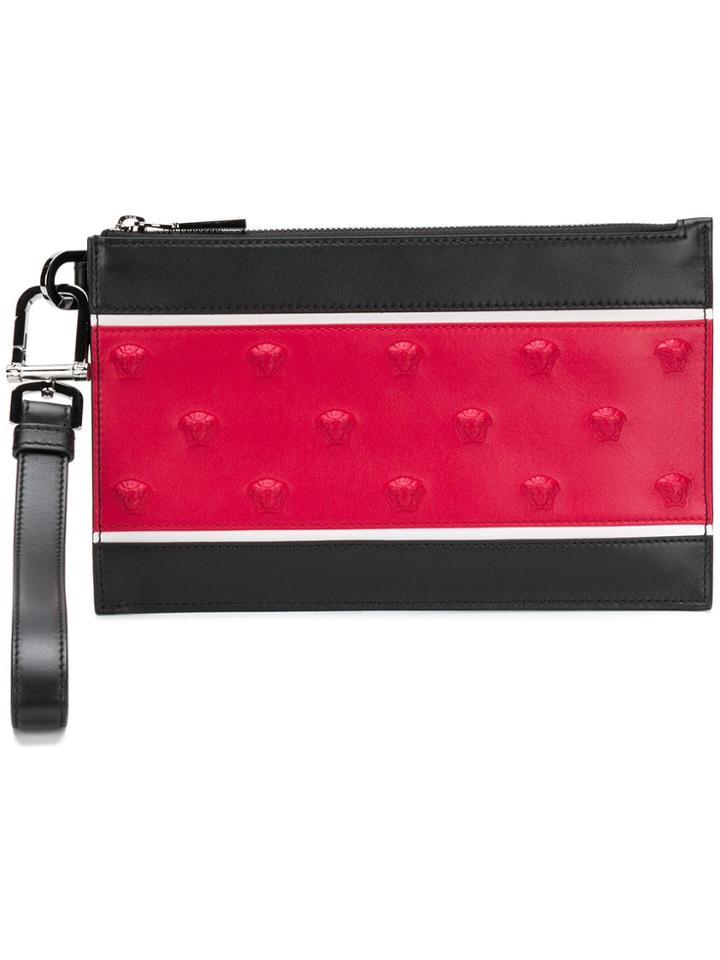 Versace Medusa Textured Clutch - Multicolour