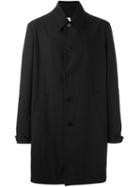 Maison Margiela Classic Mac Coat, Men's, Size: 48, Black, Cotton/polyamide/acetate