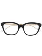 Gucci Eyewear Transparent Detail Glasses - Black