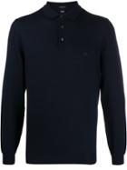 Boss Hugo Boss Knitted Polo Shirt - Blue