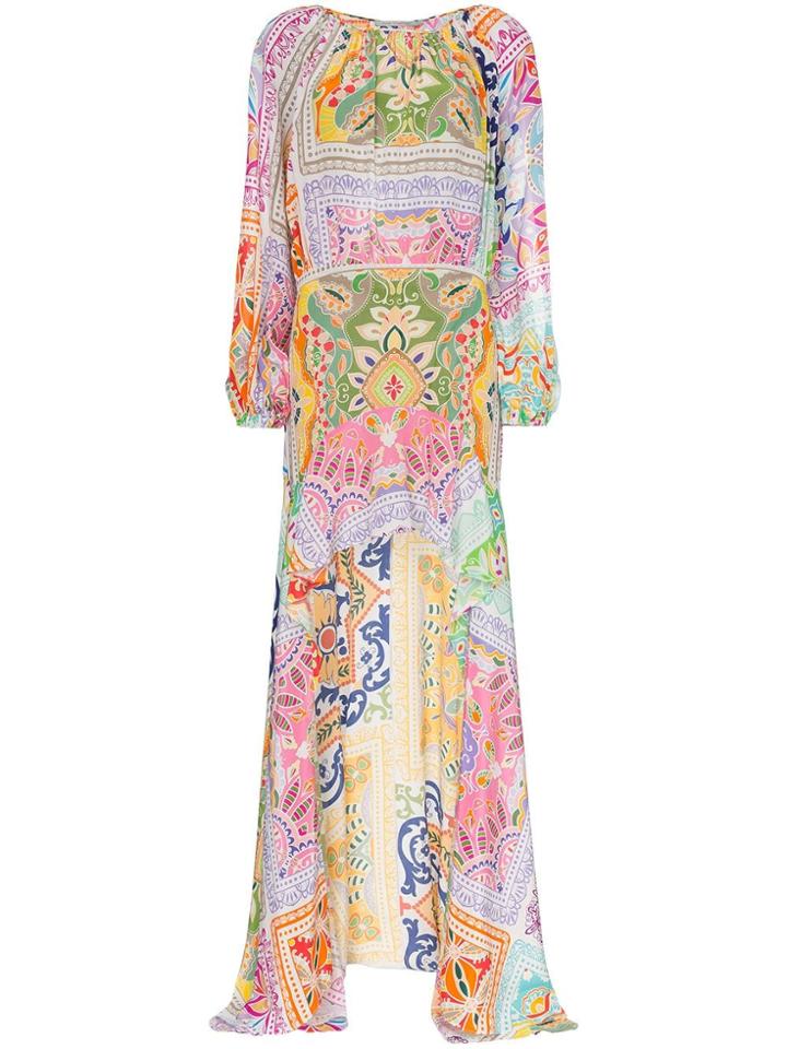 Silvia Tcherassi Grona Bandana Print Dress - Multicoloured Bandana