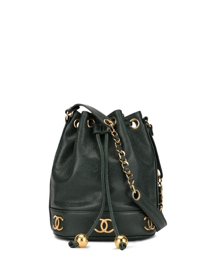 Chanel Pre-owned Drawstring Shoulder Bag - Green
