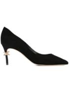 Dsquared2 'babe Wire' Pumps, Women's, Size: 40, Black, Chamois Leather/leather