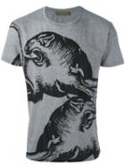 Valentino - Panther Print T-shirt - Men - Cotton - M, Grey, Cotton