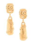 Chanel Pre-owned 1994s Shaking Earrings - Gold