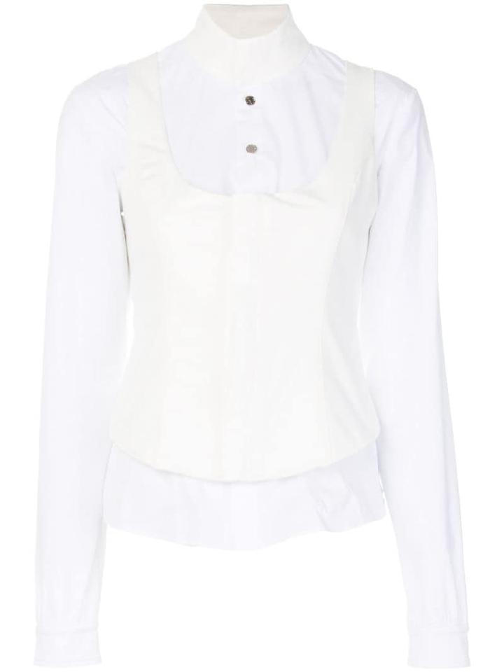 1017 Alyx 9sm Attached Corset Shirt - White