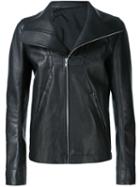 Rick Owens 'geo' Jacket, Men's, Size: 52, Black, Cotton/cupro/viscose/calf Leather