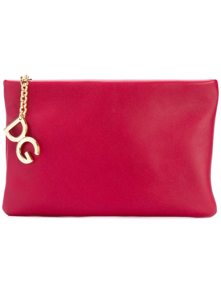 Dolce & Gabbana Cleo Clutch Pouch - Red