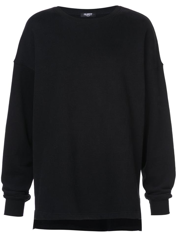 Hupot Pullover Sweatshirt - Black