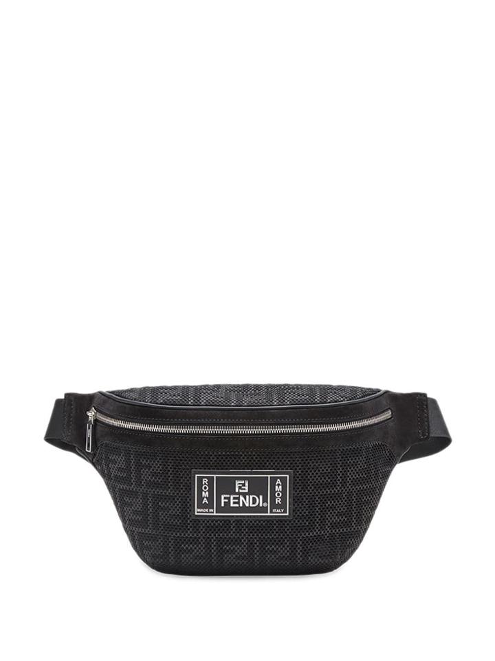 Fendi Ff Motif Belt Bag - Black