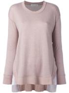 Tsumori Chisato - Knitted Sweater - Women - Cotton/wool - S, Women's, Nude/neutrals, Cotton/wool