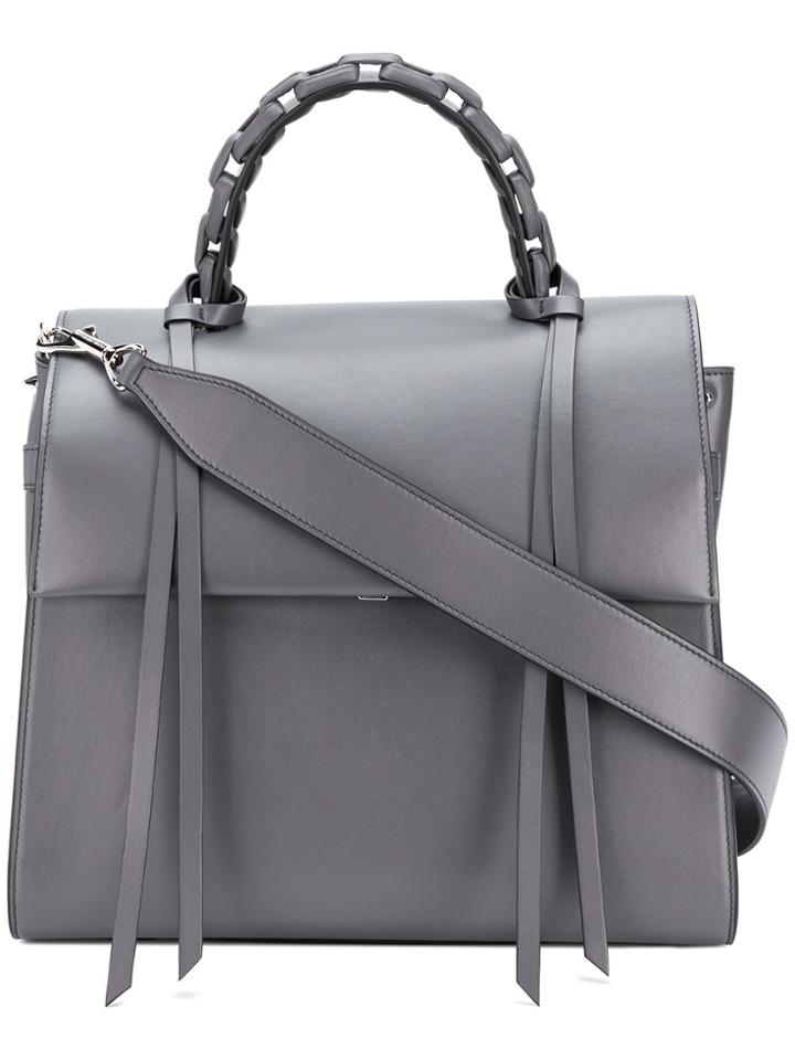 Elena Ghisellini Large Angel Tote - Grey