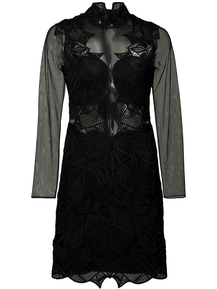 Jonathan Simkhai - Longsleeved Dress - Women - Silk/polyester/spandex/elastane - 0, Black, Silk/polyester/spandex/elastane
