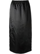 Comme Des Garçons Vintage Straight Midi Skirt - Black