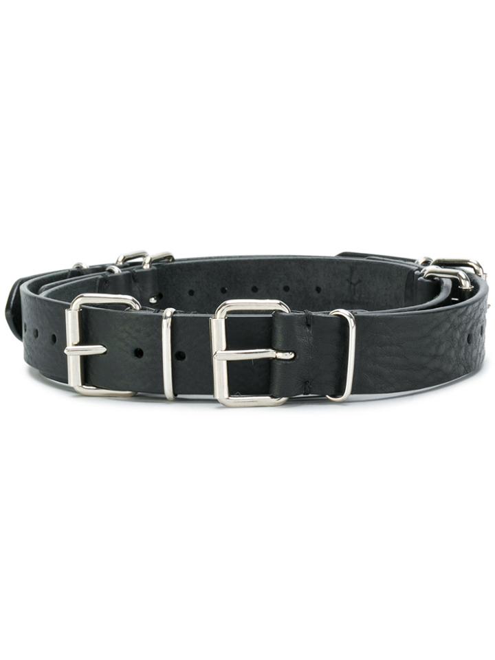 Y / Project Multi Buckle Belt - Black
