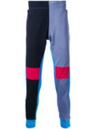 Wan Hung 3d Detail Tapered Trousers, Men's, Size: Small, Blue, Cotton/spandex/elastane