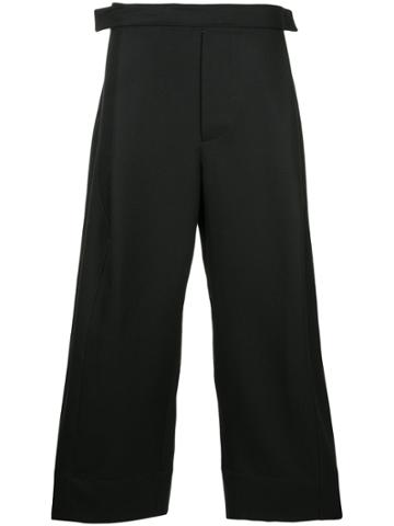 Berthold Wide Leg Trousers - Black