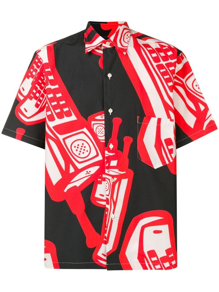 Maison Margiela Graphic Print Shirt - Black