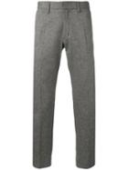 Hope Cropped Tailored Trousers, Men's, Size: 46, Grey, Cotton/linen/flax/polyester