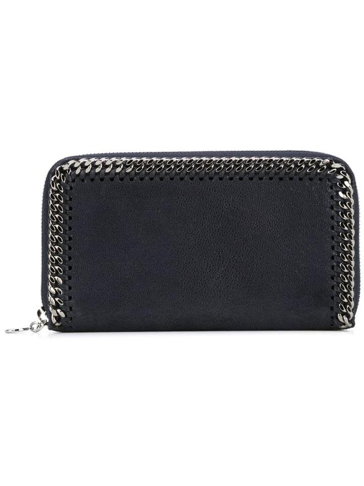 Stella Mccartney Falabella Top Zip Wallet - Blue