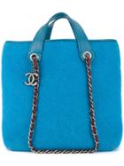 Chanel Vintage 2-way Tote Bag - Blue
