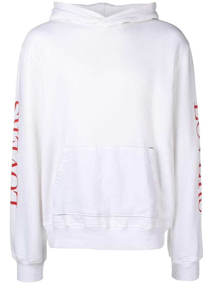 Amiri Broken Heart Print Hoodie - White