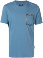 Woolrich Patch Print Pocket T-shirt - Blue