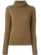 Vanessa Bruno Cowl Neck Jumper, Women's, Size: Small, Brown, Wool/yak