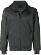 Prada Jersey And Shell Jacket - Grey