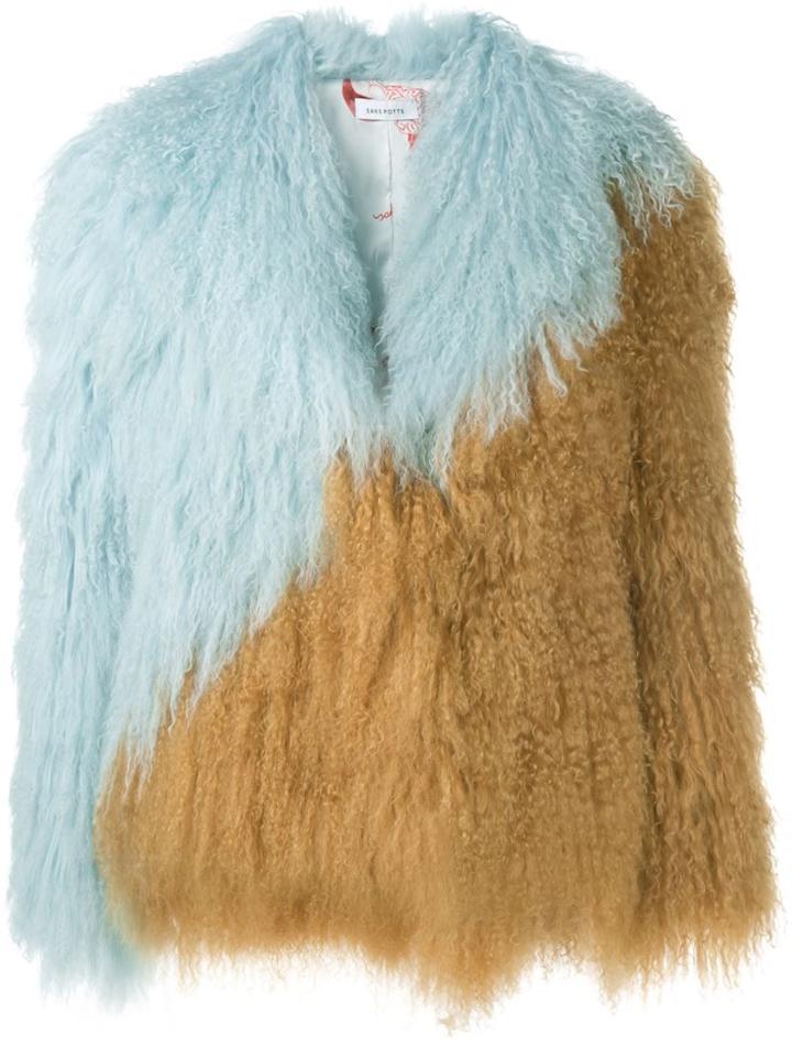 Saks Potts 'heart' Jacket, Women's, Brown, Lamb Fur/polyester