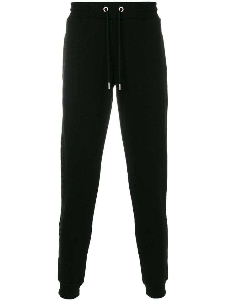 Karl Lagerfeld Logo Print Sweat Pants - Black