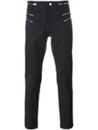 Saint Laurent Zip Detail Jeans, Men's, Size: 30, Black, Cotton/spandex/elastane