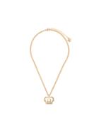 Versace Royalty Crown Necklace - Yellow & Orange
