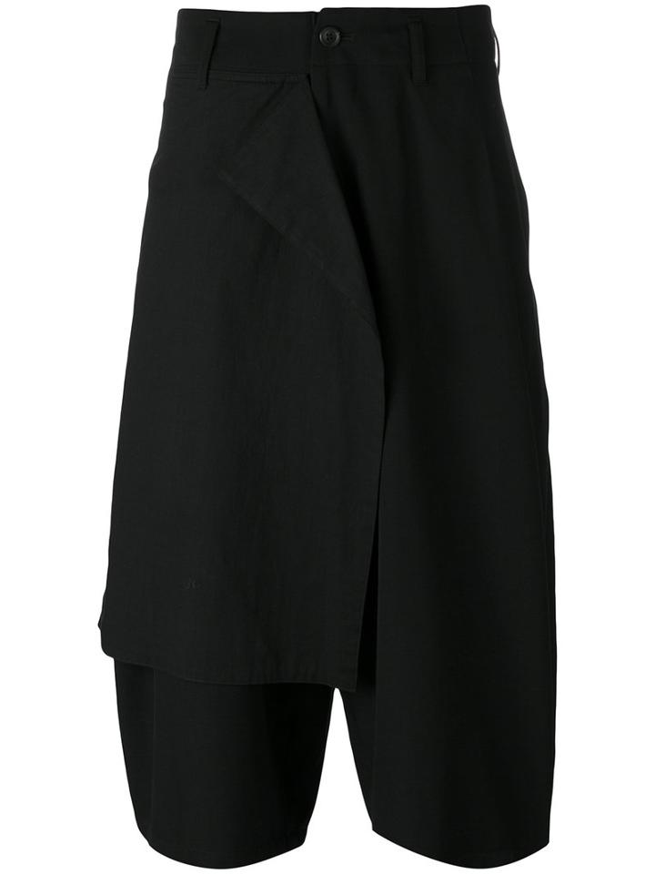 Yohji Yamamoto - Drop Cloth Trousers - Men - Cotton/wool - Ii, Black, Cotton/wool