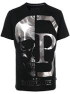 Philipp Plein - Skull Logo Printed T-shirt - Men - Cotton - L, Black, Cotton