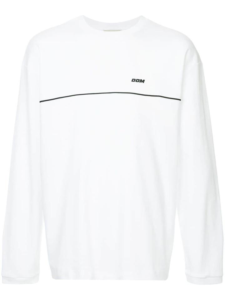 Drôle De Monsieur Long Sleeve T-shirt - White