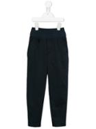 European Culture Kids High Waisted Trousers, Girl's, Size: 6 Yrs, Blue