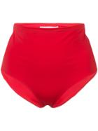 Mara Hoffman Lydia High-waisted Bikini Bottoms - Red