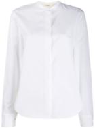 Ports 1961 Side Slit Long Sleeve Shirt - White