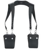 Amiri Double Shoulder-strap Bag - Black