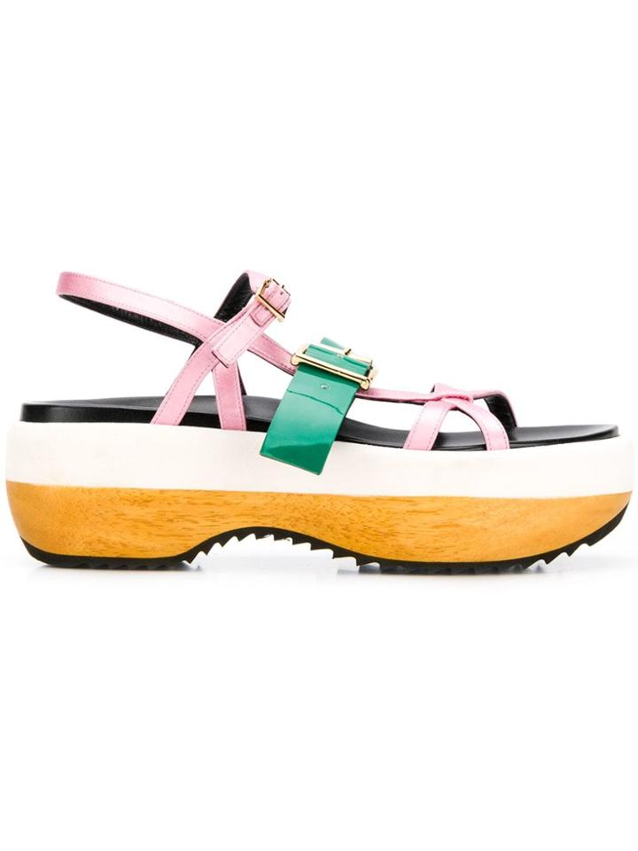 Marni Platform Sandals - Pink