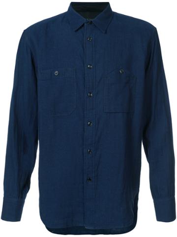 Rag & Bone - Thomsen Shirt - Men - Cotton - Xxl, Blue, Cotton