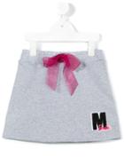 Msgm Kids Lace-up Skirt, Size: 8 Yrs, Grey
