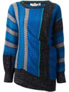 Yves Saint Laurent Vintage Asymmetric Sweater, Women's, Size: 38, Blue