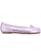 Maison Margiela Tabi Toe Ballerina Shoes - Pink & Purple