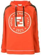 Fendi Logo Hoodie - Orange