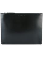 Marni Large Zip Clutch - Black