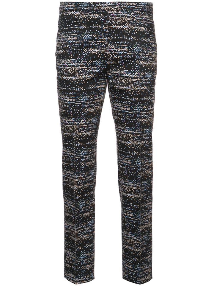 Akris Punto Patterned Cropped Trousers - Black