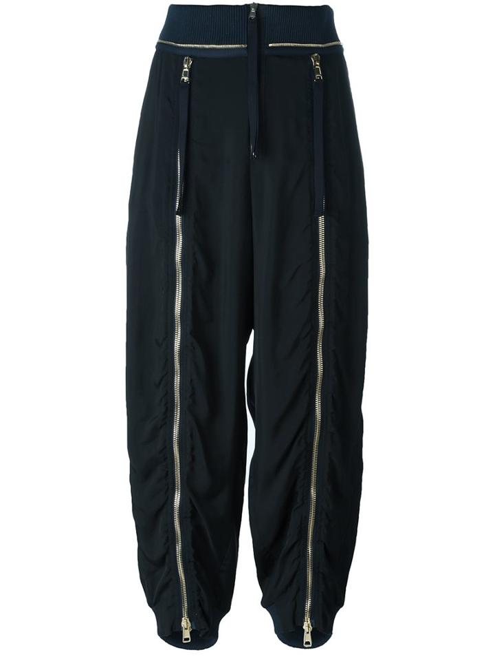 Chloé Zip Detailed Palazzo Pants