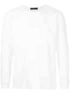 Roar Round Neck Sweatshirt - White